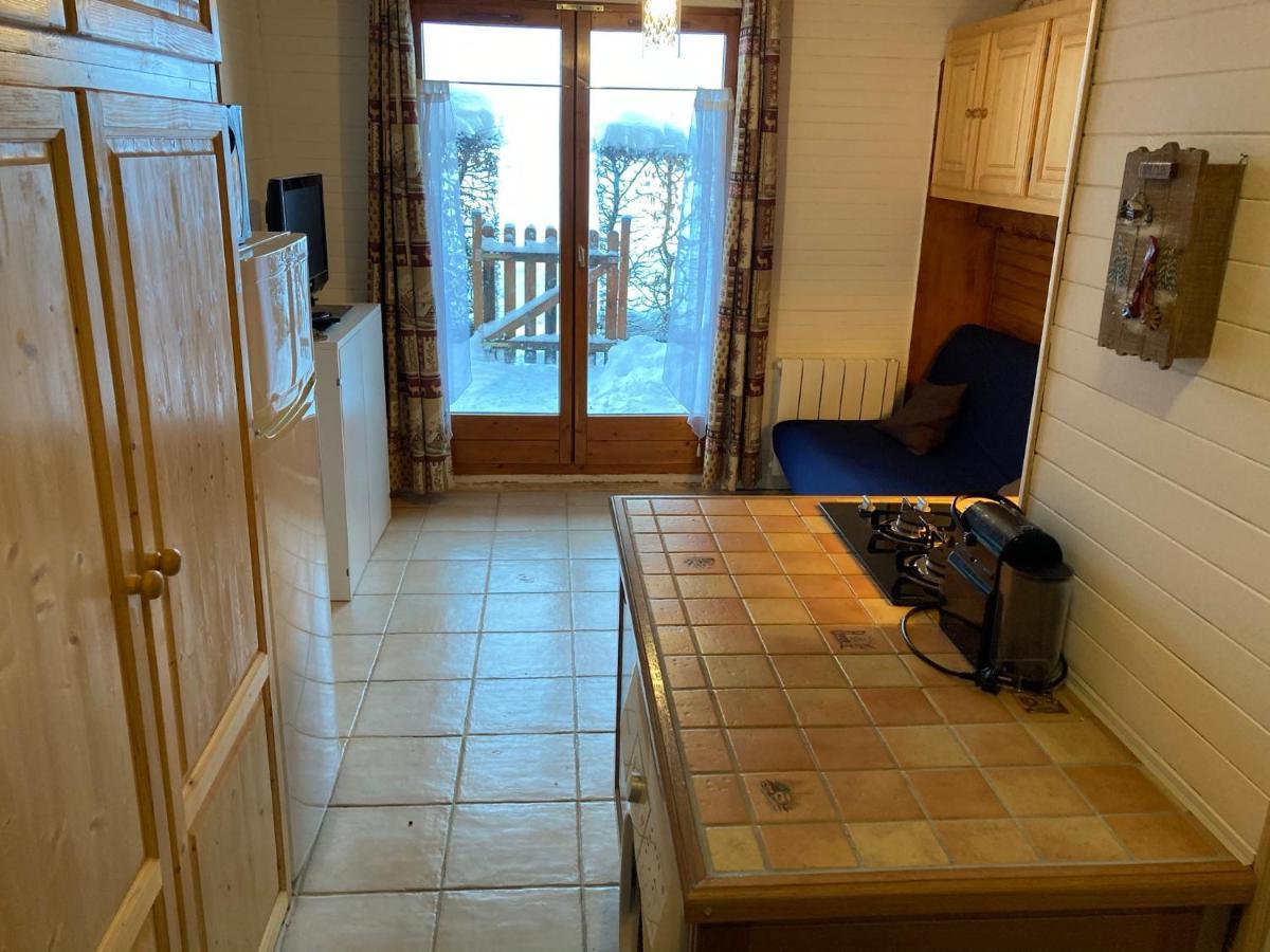 Appartement 2 Pieces Pieds Des Pistes Terrasse Face A La Montagne 베르넥스 외부 사진